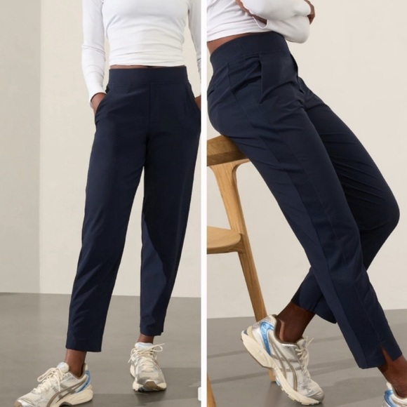 Athleta Pants - Athleta Brooklyn Ankle Pant in Navy Blue Women's Size 4